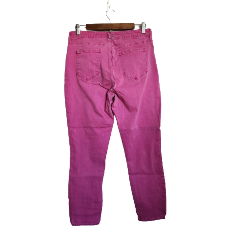 L'Agence Womens Margot Hi Rise Skinny Denim Crop Jean Pink NWOT Sz 32 BarbieCore - Picture 4 of 15